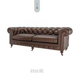 Nova Hakiki Deri Chester Koltuk Modelleri