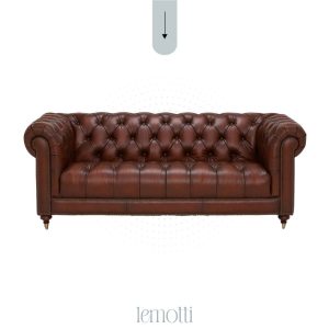 Oxe Hakiki Deri Chester Koltuk Modeli