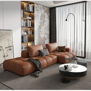 taba hakiki deri köşe koltuk