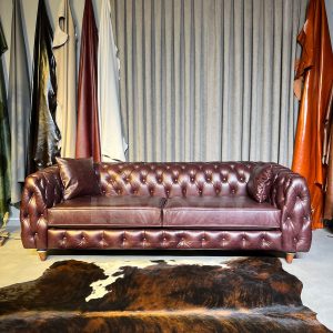 hakiki deri İtalyan chester koltuk