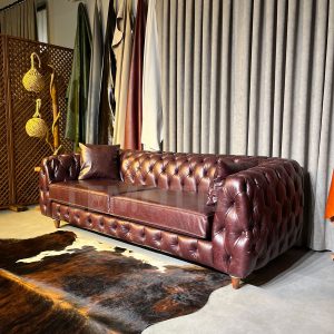 hakiki deri chester koltuk