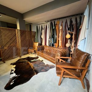 gerçek deri ofis takımı