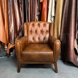 marrone hakiki deri berjer