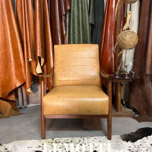 Zenara camel hakiki deri tekli koltuk