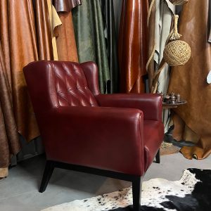 gerçek deri bordo berjer